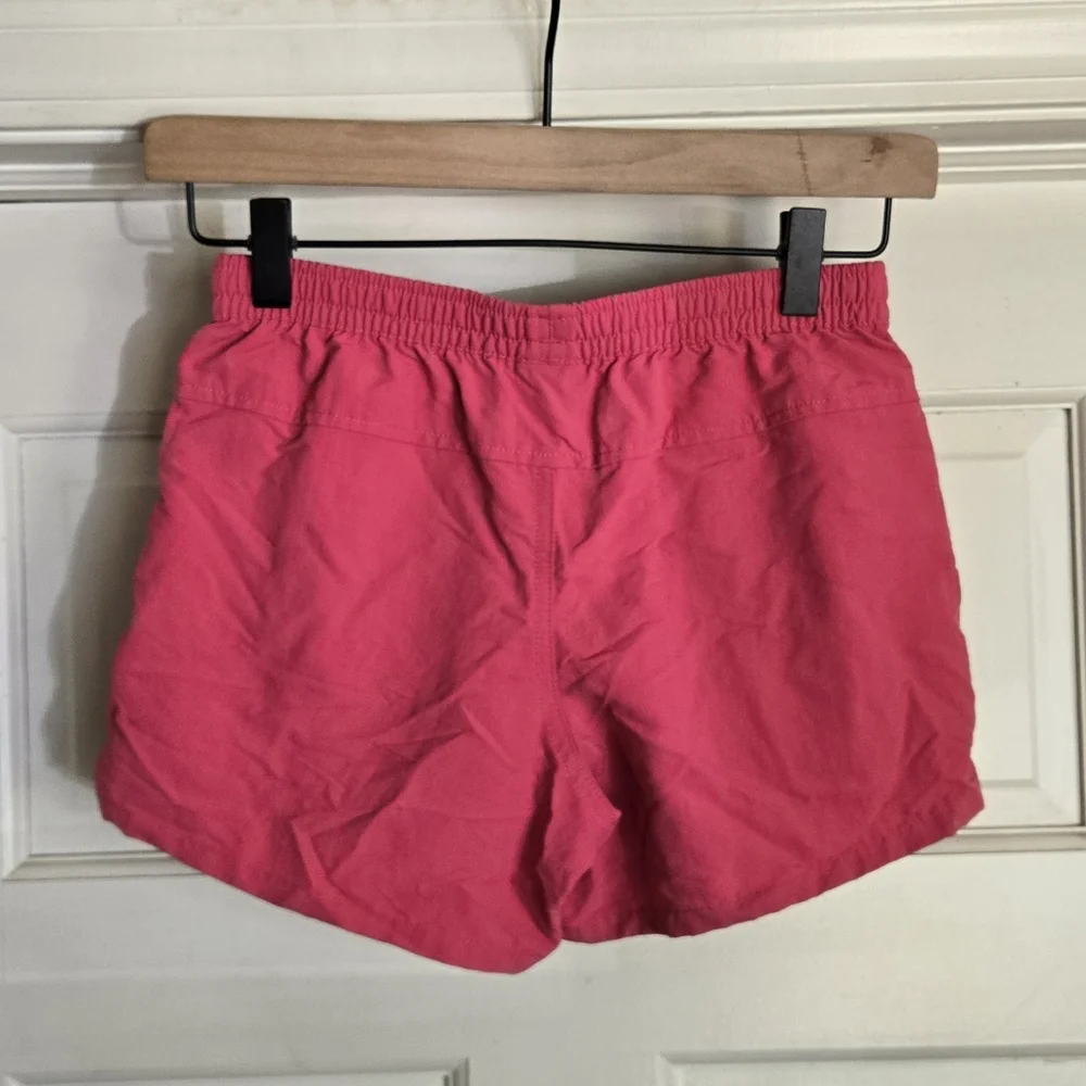 PATAGONIA Girls Baggies Shorts in Marble Pink Size L